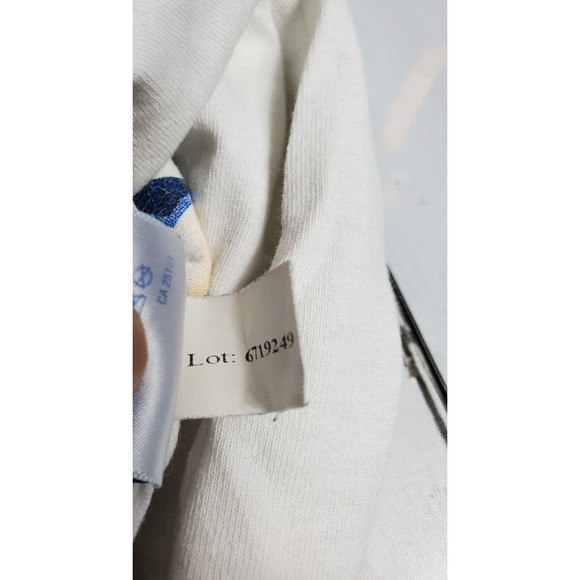 Harlem Globetrotters World Tour Shirt Size Large White Basketball Show Game VTG - Picture 10 of 10